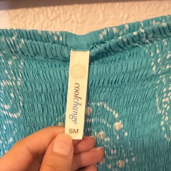 Elegant Teal Maxi Dress - Picture 4 of 5